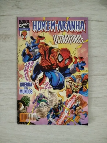 HQ Quadrinhos Homem-Aranha e Ultraforce - Guerra dos Mundos