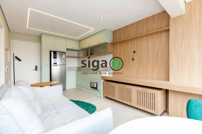 Apartamento mobiliado á venda no Brooklin, São Paulo.