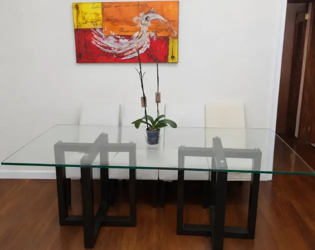 Mesa de Jantar com 7 Cadeiras - Conjunto Completo e Elegante