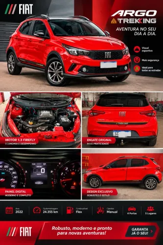 Fiat Argo Trekking 1.3 8V Flex 2023