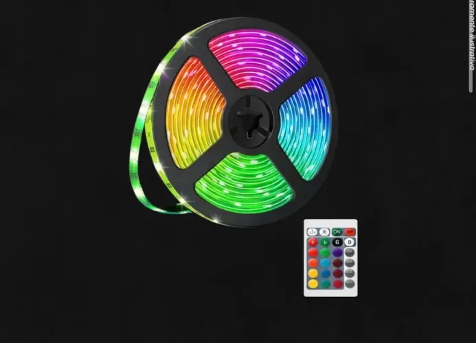 Fita de LED RGB 3m com Controle para