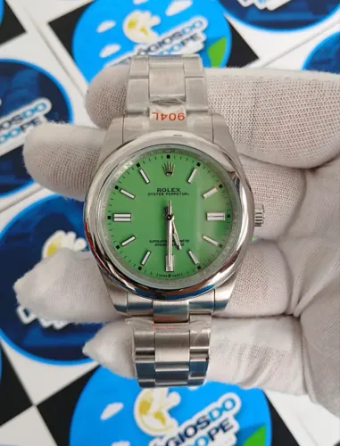 Relógio RLX oyster perpetual pistache Automático