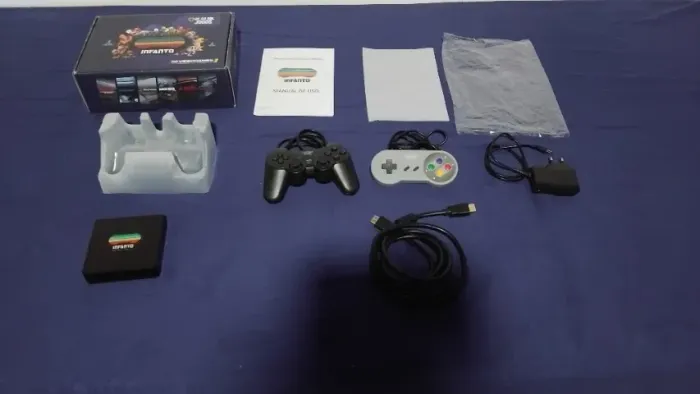 VideoGame Retrô com 44 mil jogos antigos + 2 controles com fio