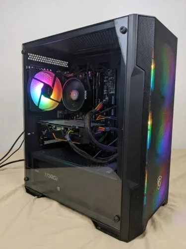PC Gamer Ryzen 5 4600G GTX 1650 SUPER 16GB SSD 1TB + 256GB