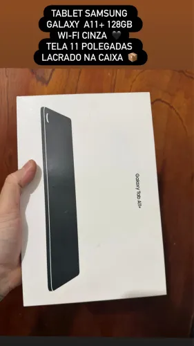 Tablet Samsung Galaxy A11+ 128GB Cinza TELA 11 polegadas Lacrados na Caixa Novo