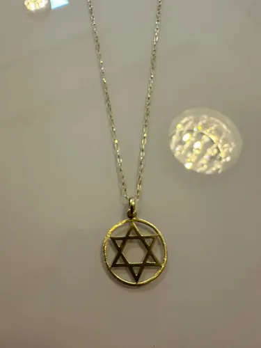 Pingente Estrela Davi Ouro 18k - Loja Gold Joias