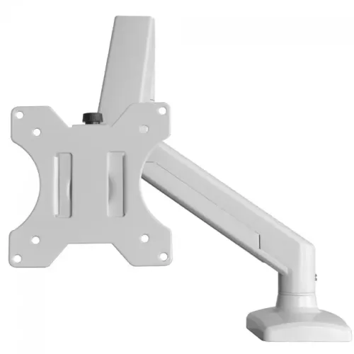 Suporte de Mesa Articulado Branco P/ Monitor 12" a 32" Pistão a Gás Ergo *ENTREGA GRÁTIS*