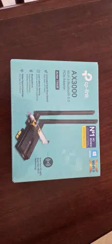 adaptador PCIe TP-Link Archer TX50E AX3000 Wi-Fi 6 com Bluetooth