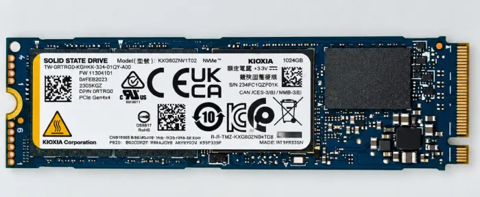 SSD KIOXIA 1TB NVMe M.2 2280 PCIe 4.0 - Testado