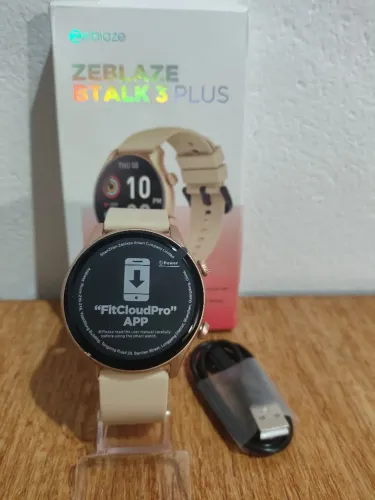 Smartwatch zeblaze btalk 3 plus Bege Novo