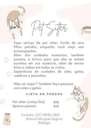 Serviço Pet sitter