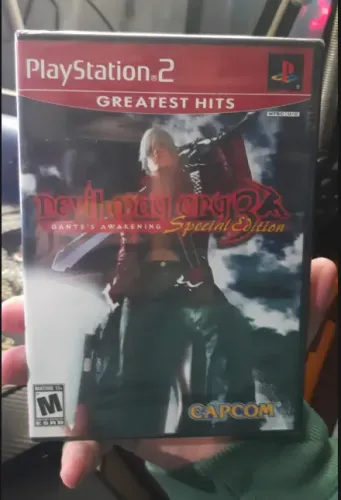Jogo Devil May Cry 3 Special edition Greatest Hits Ps2 - NOVO ORIGINAL LACRADO