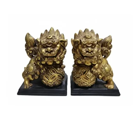 Par de Leões de Fu (Cães de Foo) - Guardiões Imperiais ?