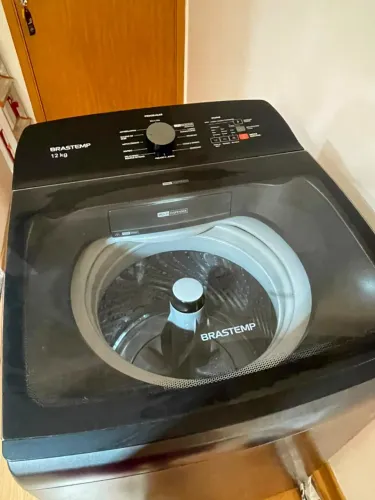 Máquina de Lavar Brastemp 12 kg - Cesto Inox e Tampa de Vidro