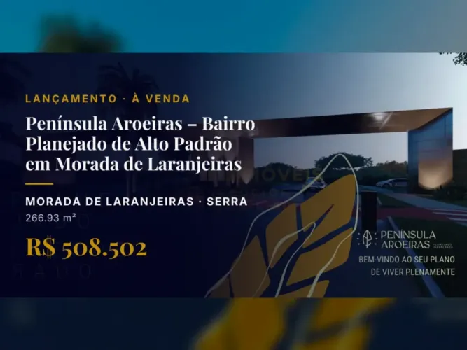 Morada de Laranjeiras: Loteamento com infraestrutura sustentável e valorização garantida!