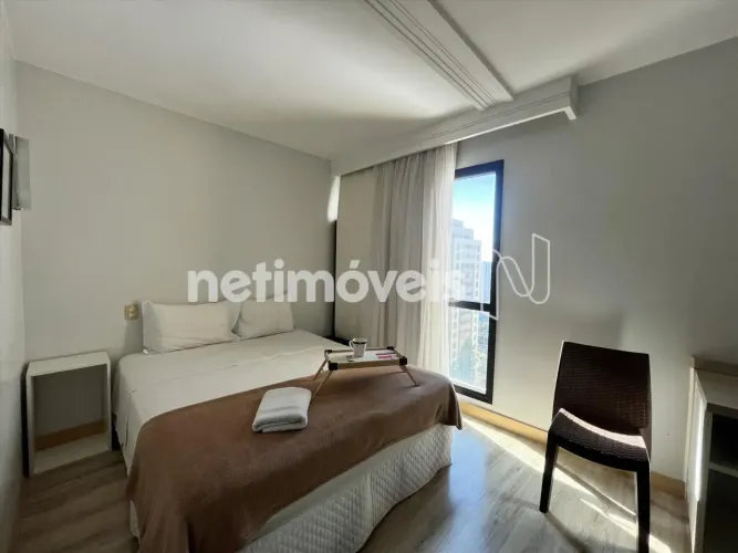 SHN Q 5, LETS IDEA, flat com 31m²;, fora do pool, mobiliado, andar alto, aceita financiame
