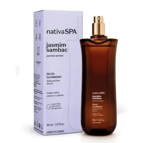 Óleo Multifuncional Glorioso Nativa SPA Jasmim 85ml
