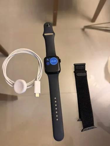 Apple Watch SE 2 40mm, GPS, Alumínio Midnight, Pulseira Esportiva Midnight