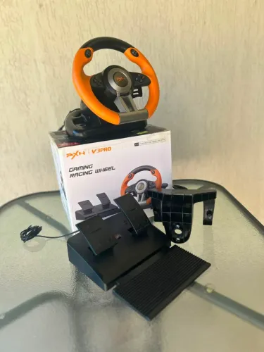 Volante automobilistico para videogames PXN V3pro, compatível com Xbox,Playstation e pc