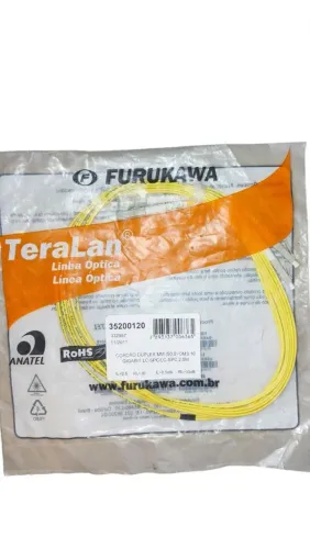 Cordão Duplex Amarelo Om3 Multimodo Sc/sc-spc 2.5m Furukawa
