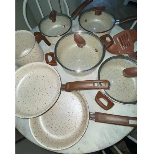 Jogo De Panelas 10 Peças Antiaderente - Cozinha Completa e Moderna