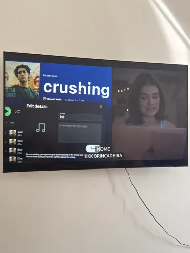Smart TV Samsung 55? 4K Crystal UHD 55U8600F - Garantia fabrica 15/10/2026