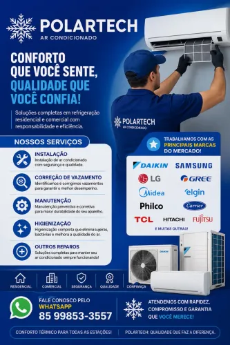 Serviços de ar condicionado residencial e comercial 