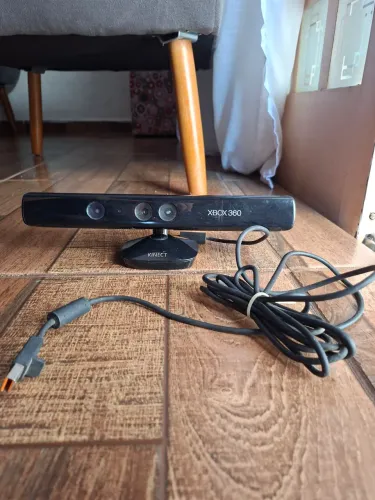Kinect Xbox 360 Original + Fonte/Adaptador Original + Cabos - Funcionando 100%
