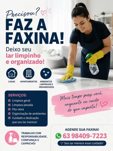 Faço faxina