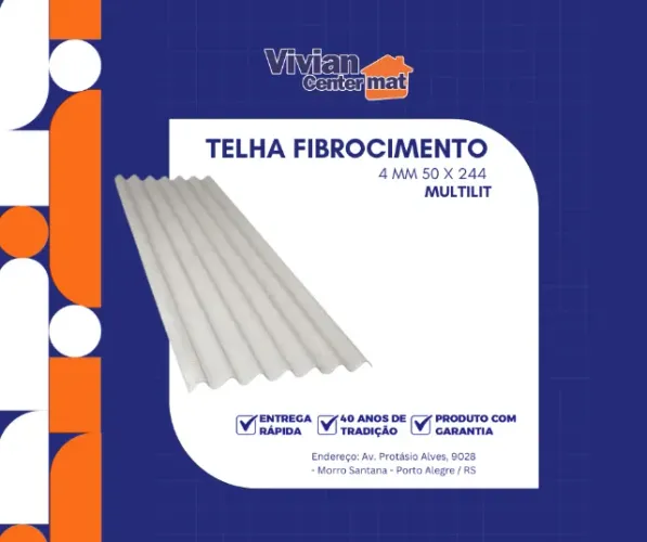 Telhas Multilit 4mm: a melhor solução para seu telhado com economia!