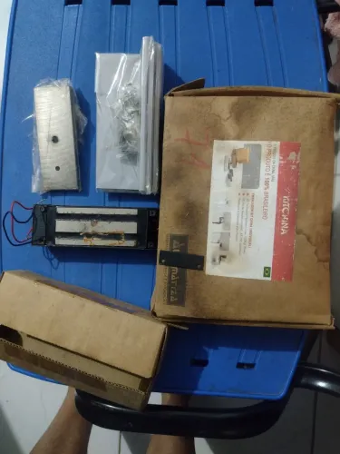 Fechadura eletromagnética,12v alta segurança,para porta bancária, condomínio 