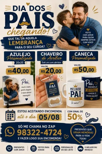 Presente para o dia dos pais