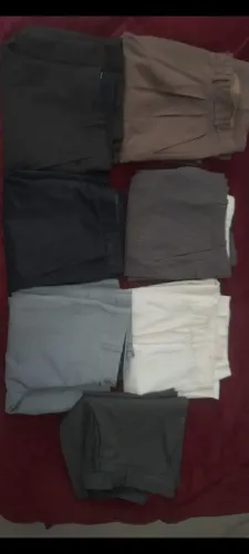 Kit 7 calças sociais