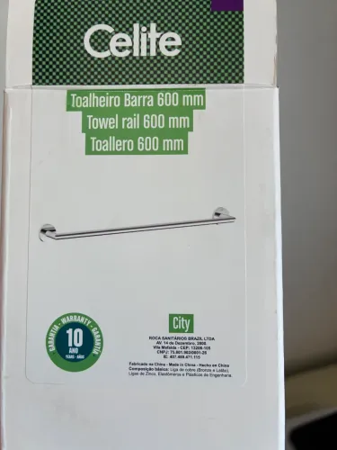 Toalheiro celite 60 cm