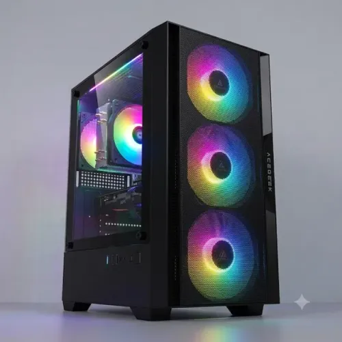 PC Gamer Xeon + 16GB RAM + R7 350 4GB + Kit Gamer Teclado e Mouse com led
