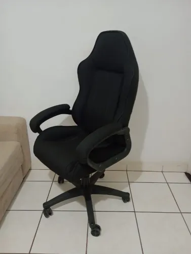 Cadeira Gamer ThunderX3 EC1 Preta Estofamento Reformado Novo
