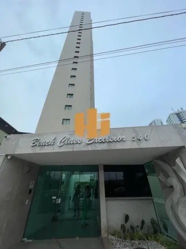 Apartamento mobiliado para locação no Beach Class Excelsior ao lado do Rio Mar Recife