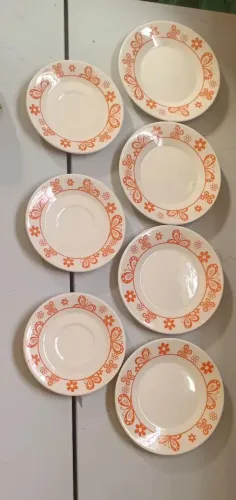 Pratos rasos 7 unidades