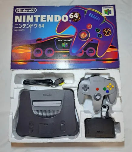 NINTENDO 64 versão Japonesa CIB + jogo Mario Kart 64 Original