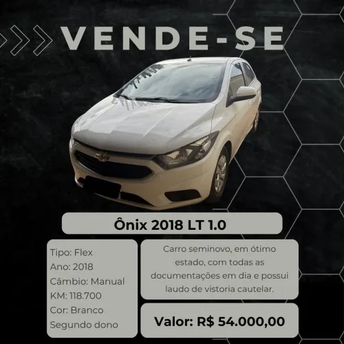 Chevrolet Onix Hatch LT 1.0 8V Flex Mec. 4P 2018