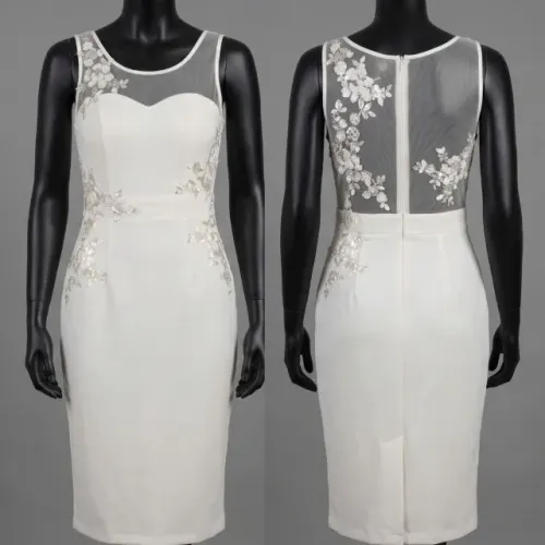 Vestido De Festa Off-White