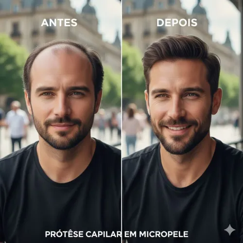 Prótese Capilar em nó Imperceptível Micropele 
