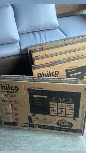 Smart TV Philco 32" HD ? Roku TV / Borda Infinita / Nova Lacrada