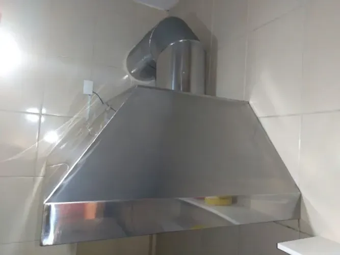Coifa industrial de inox