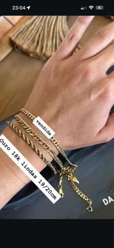 Pulseiras ouro 18k