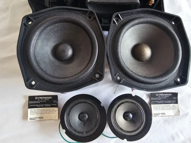 Woofers e Tweeters Pioneer 8 e 16 Ohms
