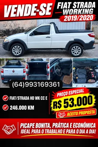 Fiat Strada Working Hard 1.4 Fire Flex 8V CS 2020