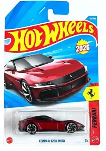 Hot Wheels Ferrari 12cilindri Vinho 1:64