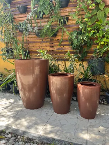 Vasos Plásticos Sofisticados para Plantas 