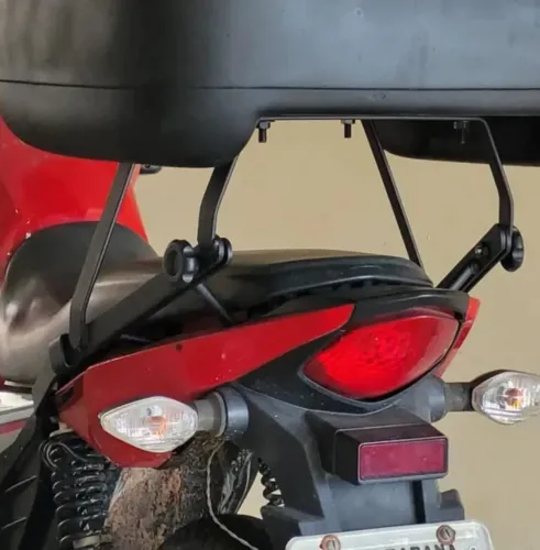 Baú 90l com suporte chapam para fans Titan 160
